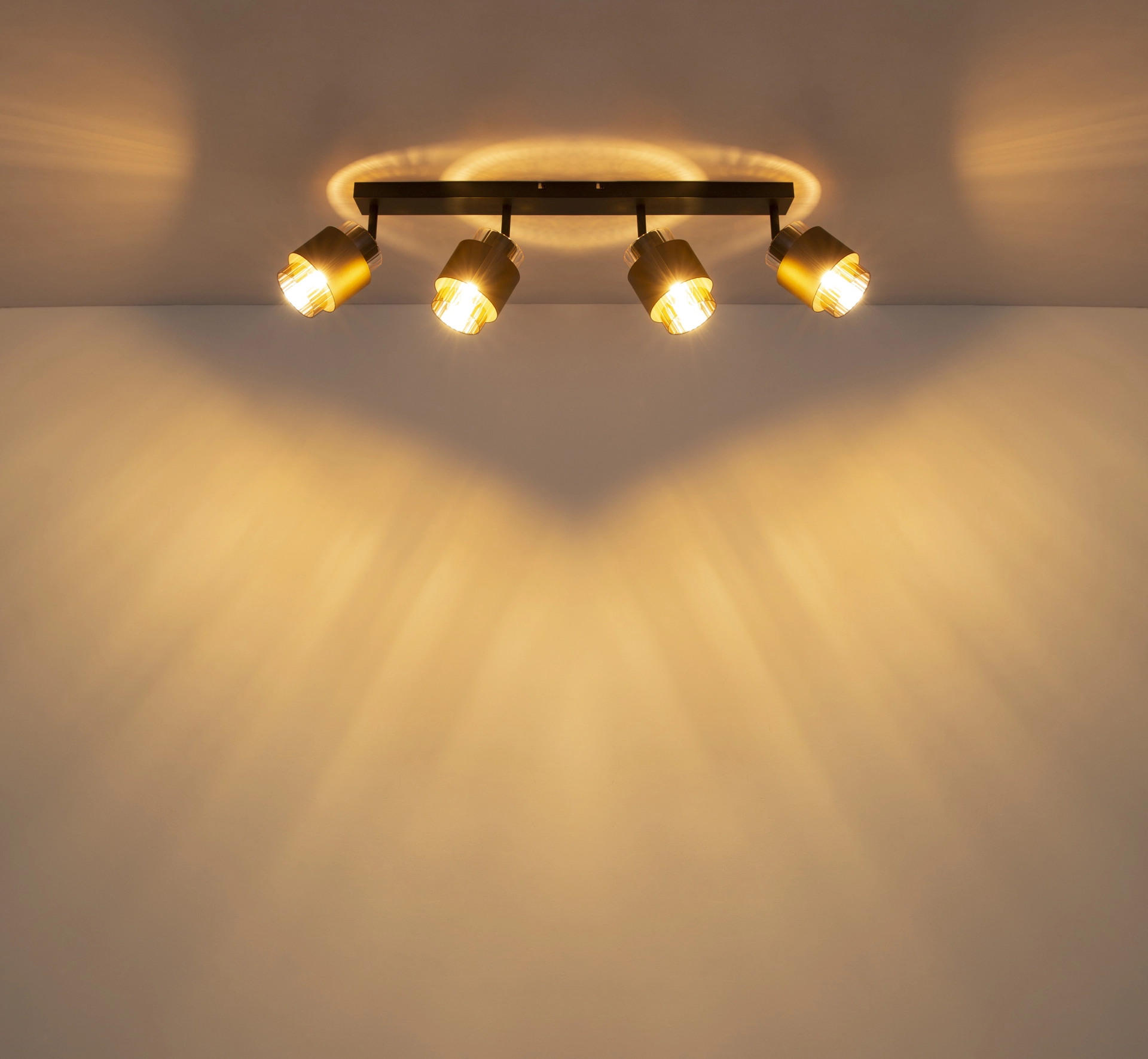 MILLEY – Reflektori – metal crni mat – staklo ćilibar – 15560-4C