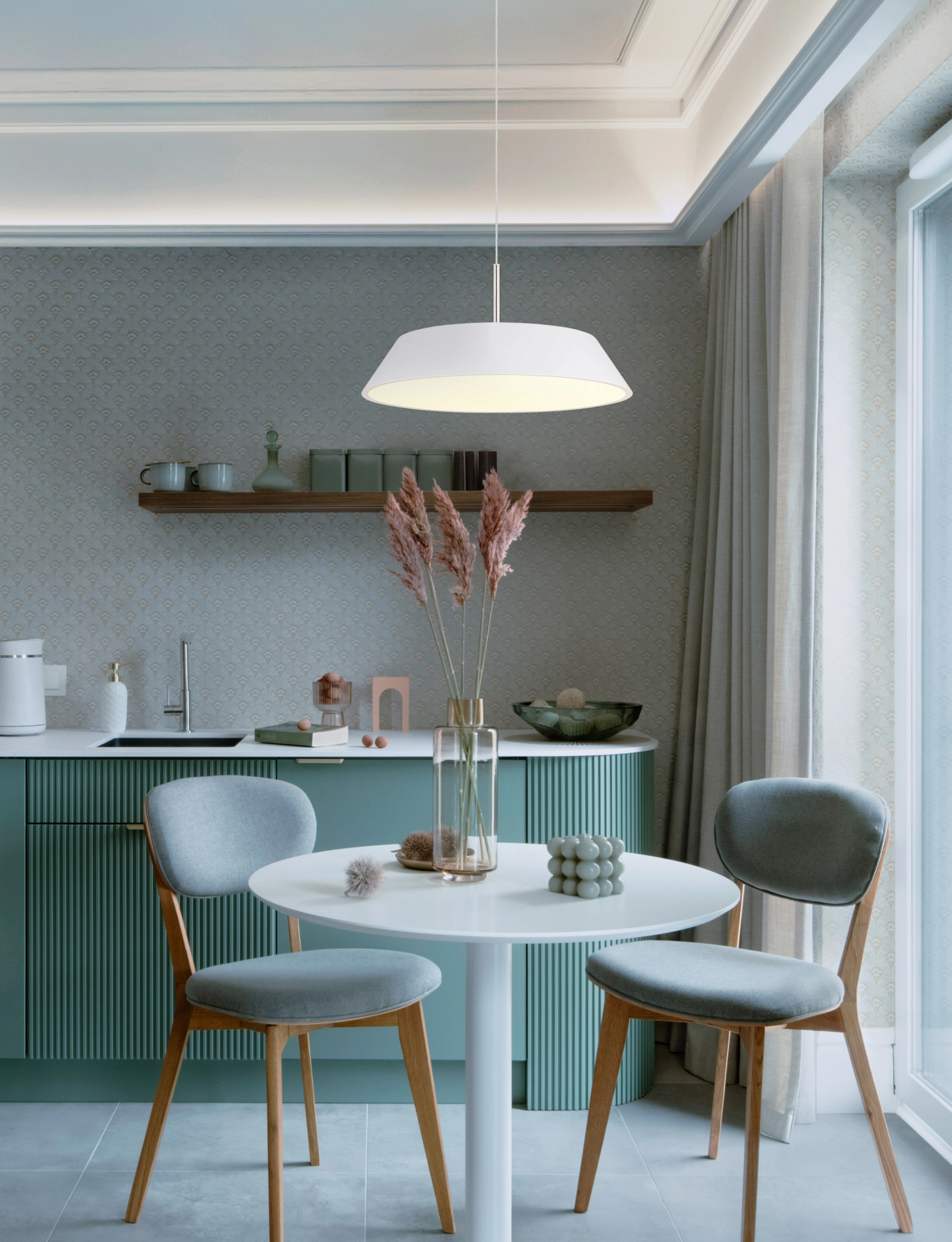 SILENA – Viseća lampa – metal bela mat – metal bela mat – 15947W