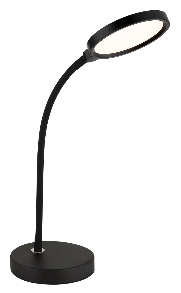 KALDERON – Stona lampa – metal crna mat – plastika crna mat – 58503T