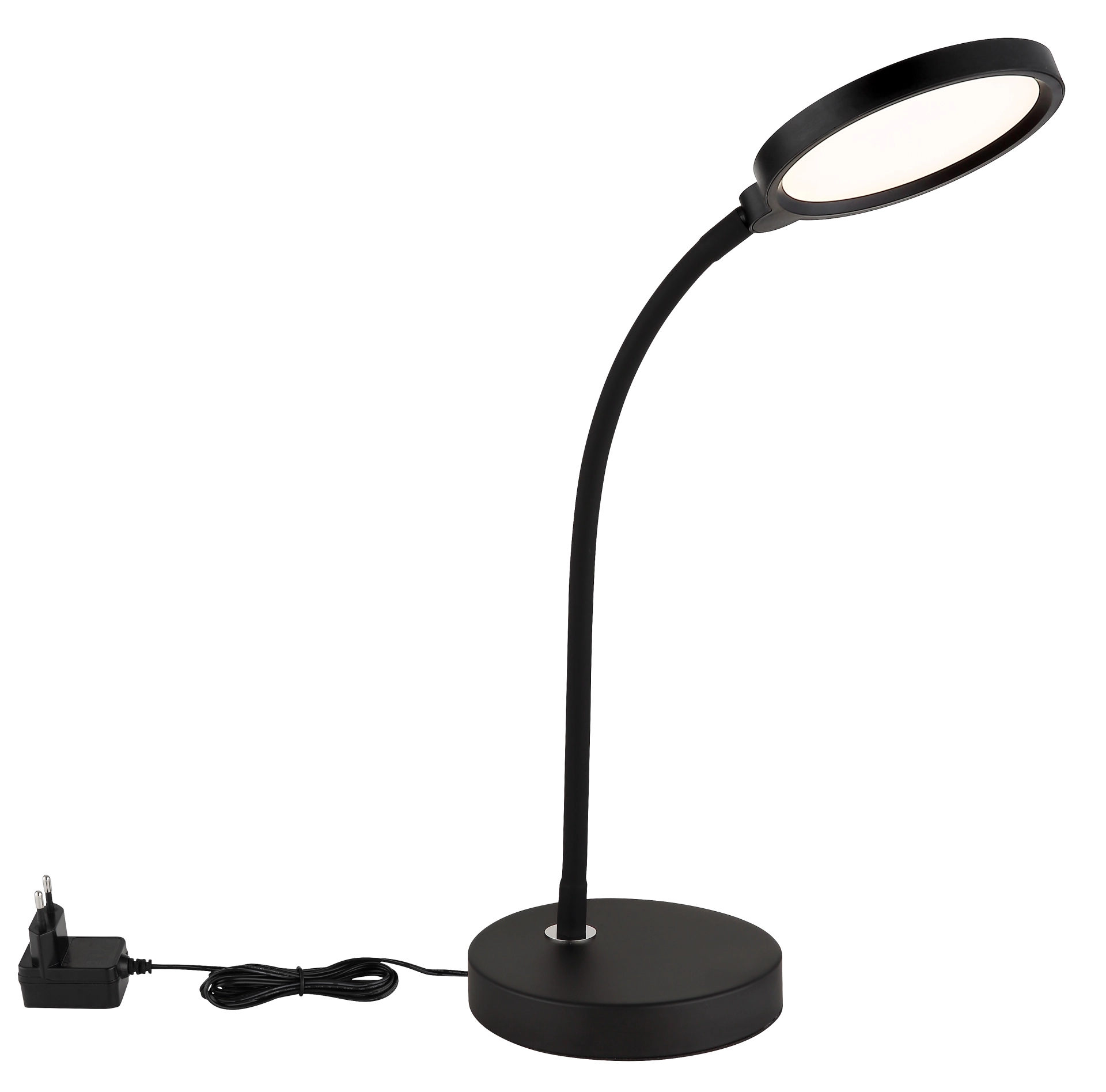 KALDERON – Stona lampa – metal crna mat – plastika crna mat – 58503T